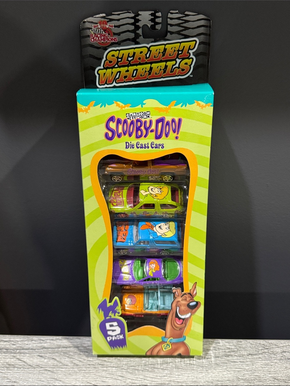 Racing Champions | Street Wheels: Scooby-Doo! Die Cast Cars - 5-Pack